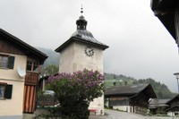 La tour de l'horloge de Rossinière